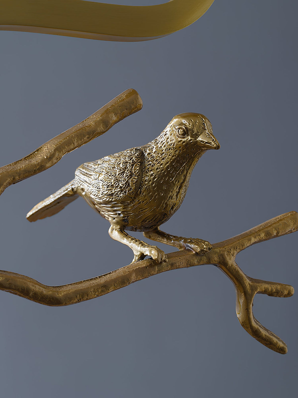 Crystal Bird Chandelier – Sculptural Brass & Carved Crystal Bird Pendant Light