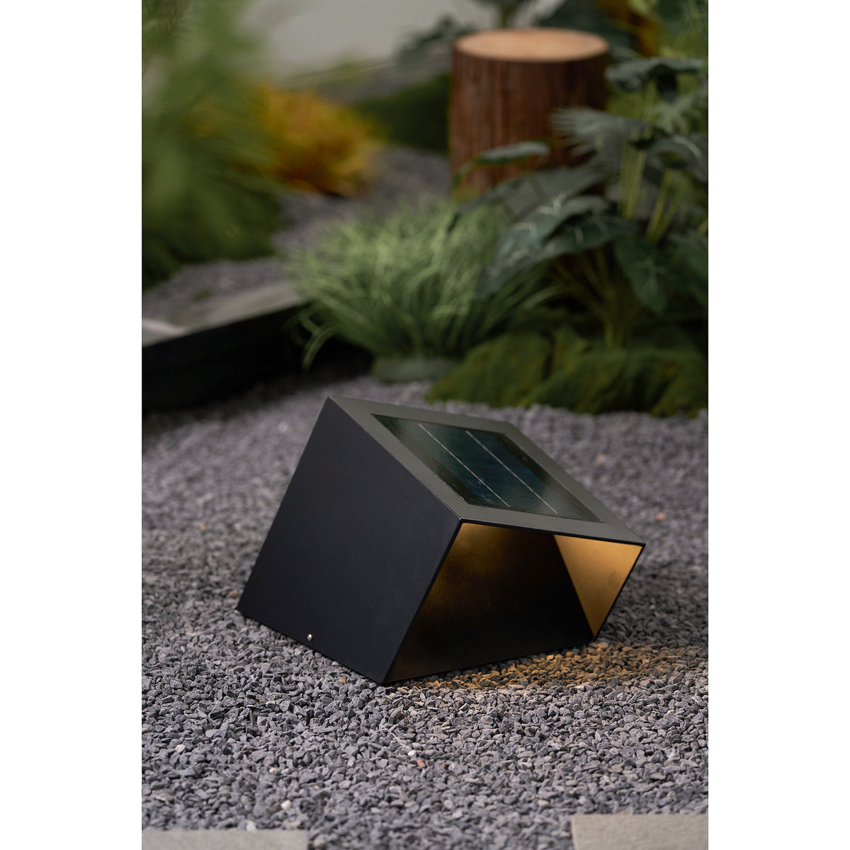 Cube Garden Solar Outdoor Light – Waterproof Stainless Steel Solar Landscape Lamp