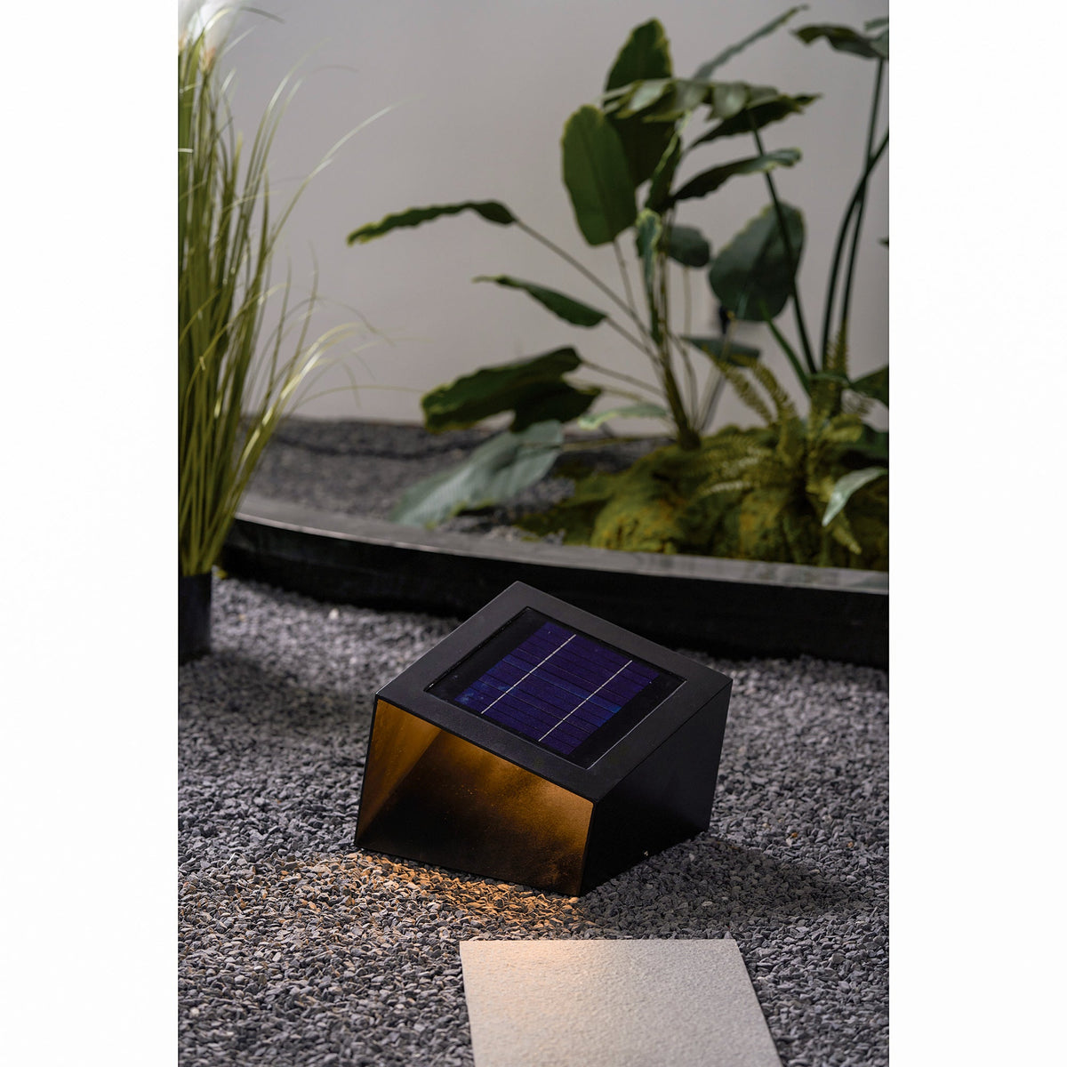 Cube Garden Solar Outdoor Light – Waterproof Stainless Steel Solar Landscape Lamp