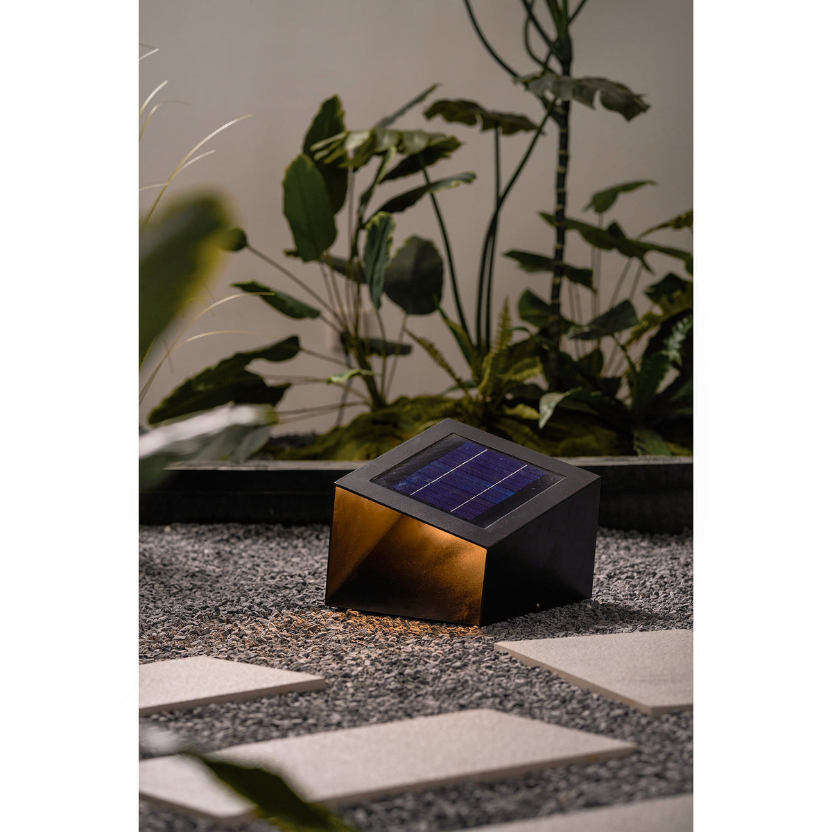 Cube Garden Solar Outdoor Light – Waterproof Stainless Steel Solar Landscape Lamp