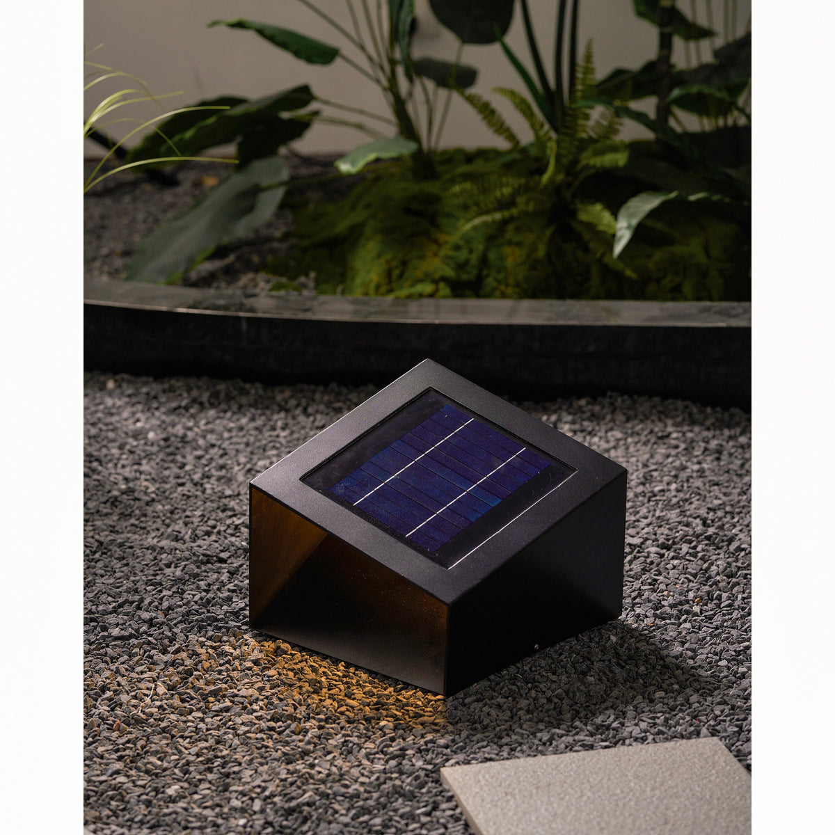 Cube Garden Solar Outdoor Light – Waterproof Stainless Steel Solar Landscape Lamp