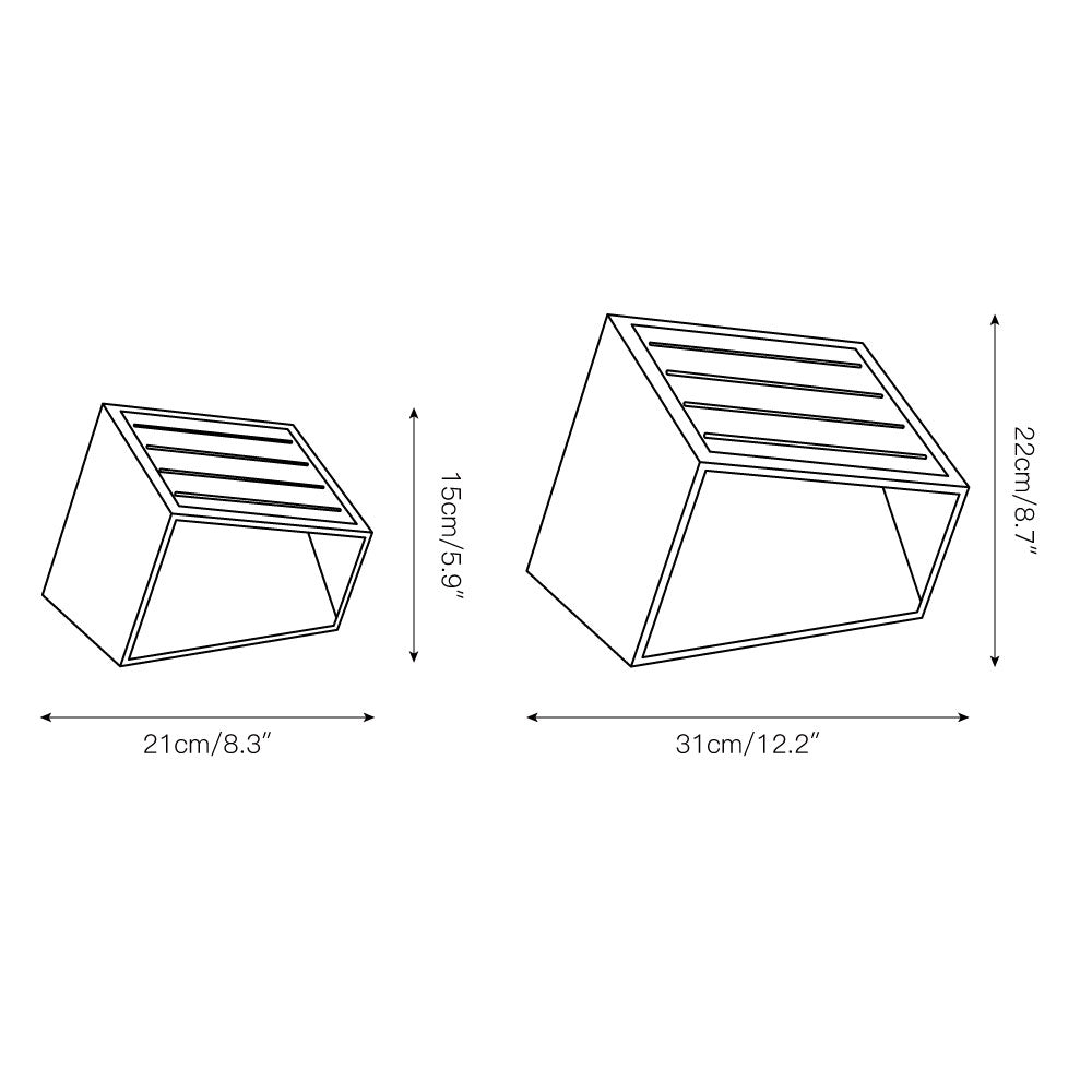 Cube Garden Solar Outdoor Light – Waterproof Stainless Steel Solar Landscape Lamp