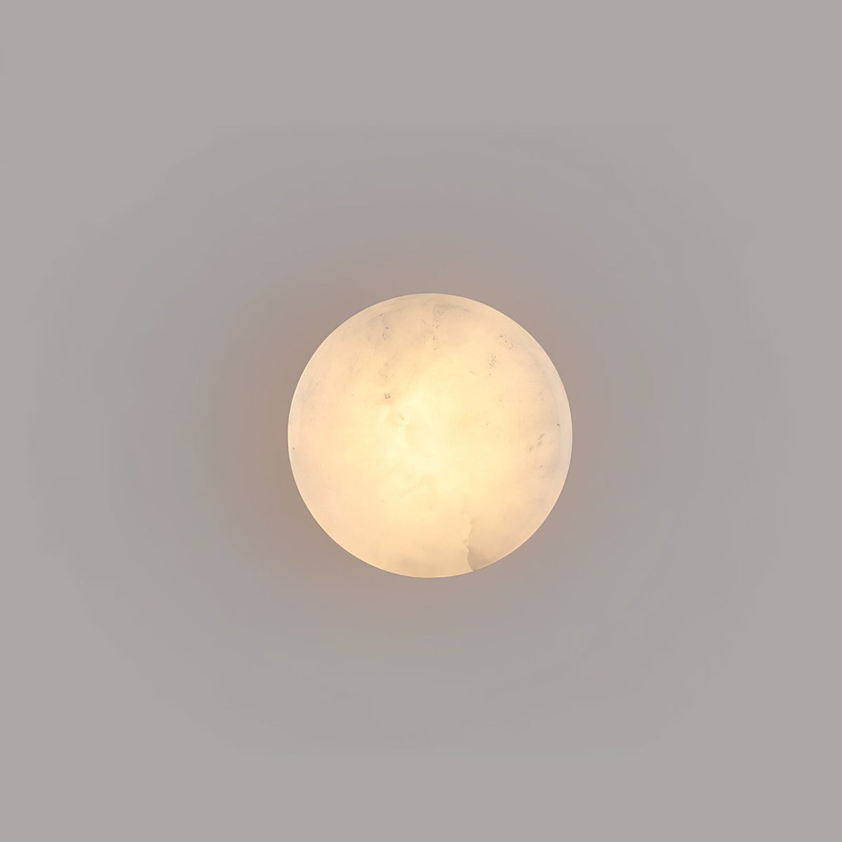 Cylindrical Alabaster Wall Lamp – Architectural Natural Stone LED Sconce