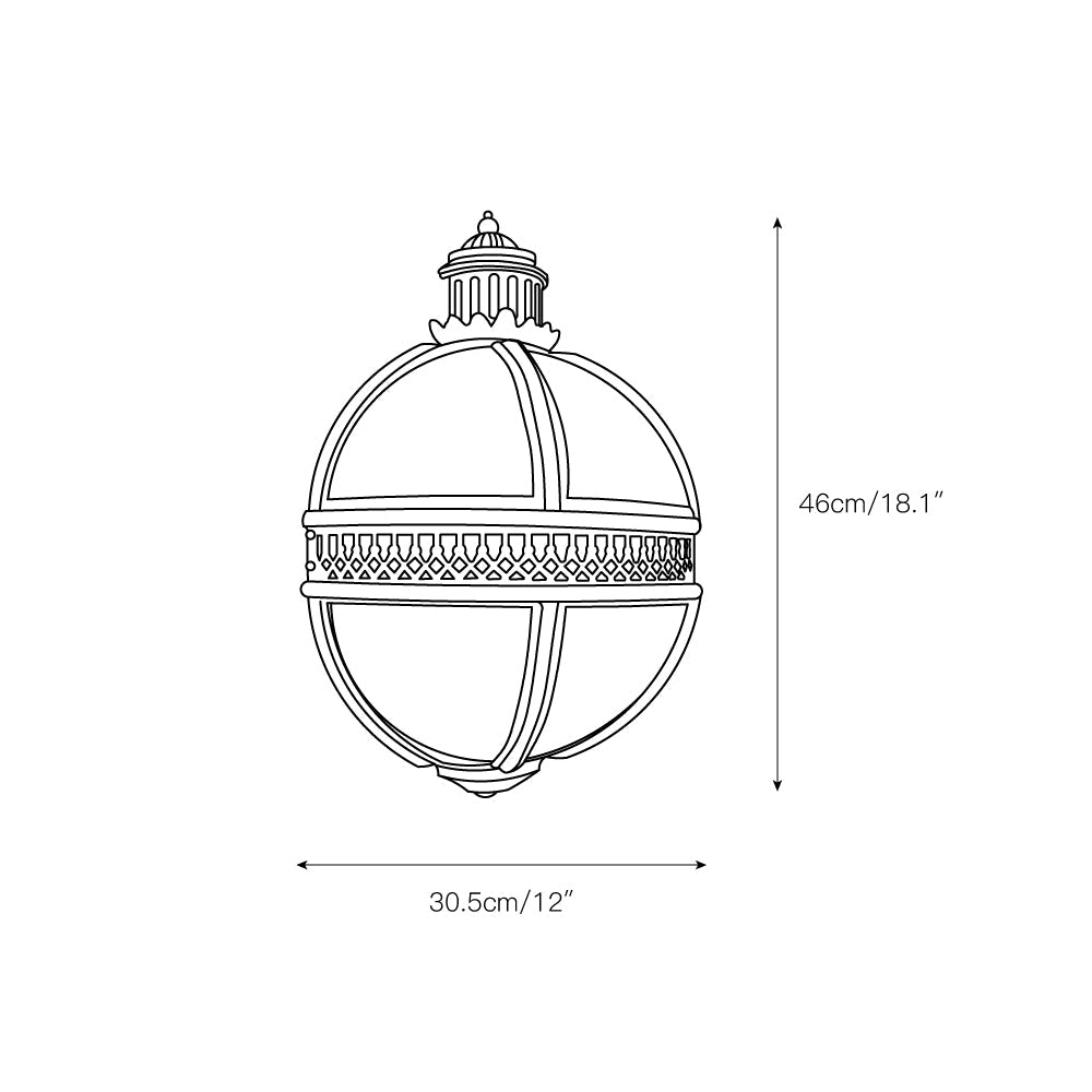 Daeyang Wall Lamp – Vintage Industrial Rounded Partition Wall Sconce