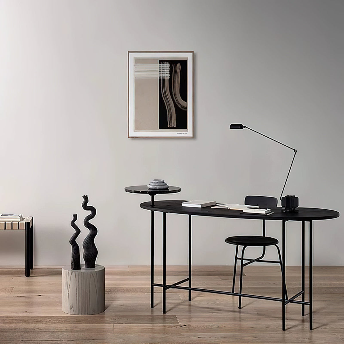 Daphine Table Lamp – Minimalist Adjustable LED Desk Light with Stepless Dimming