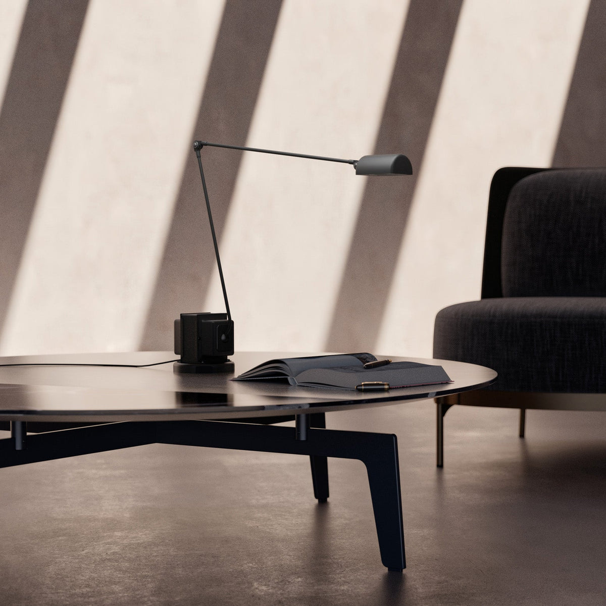 Daphine Table Lamp – Minimalist Adjustable LED Desk Light with Stepless Dimming