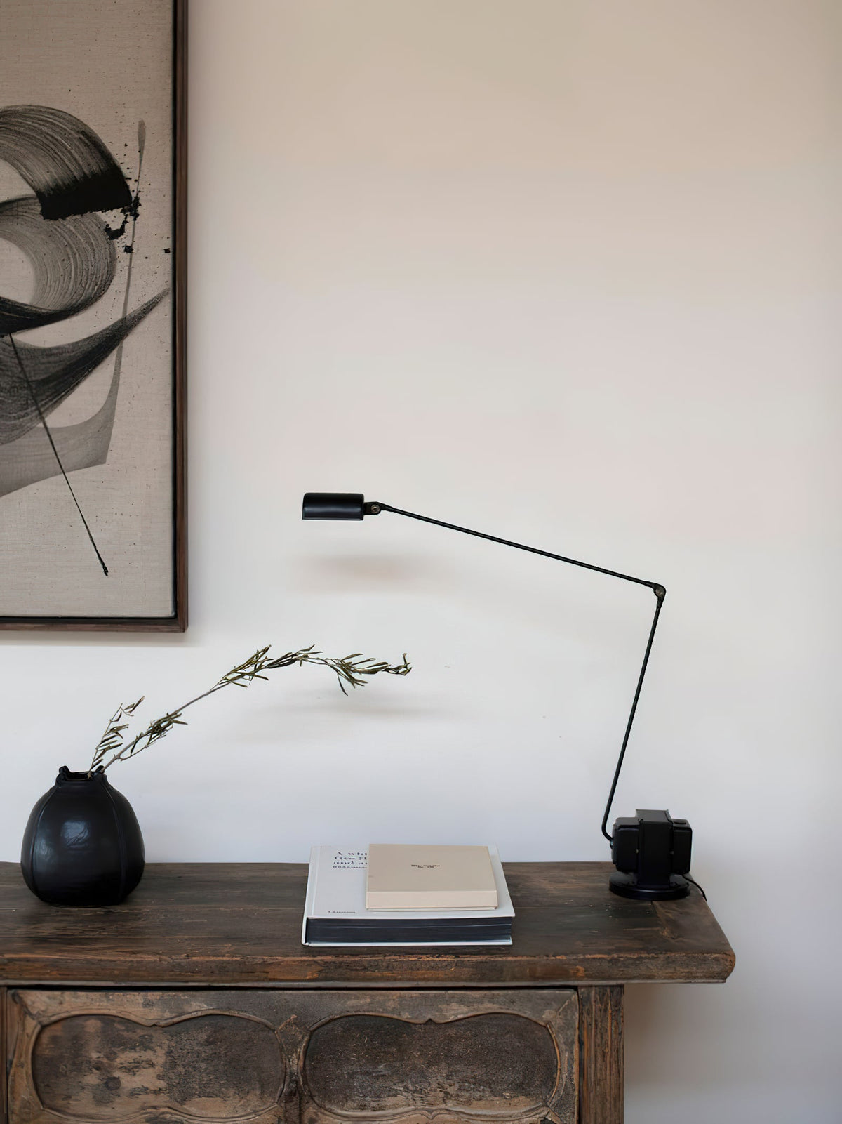 Daphine Table Lamp – Minimalist Adjustable LED Desk Light with Stepless Dimming