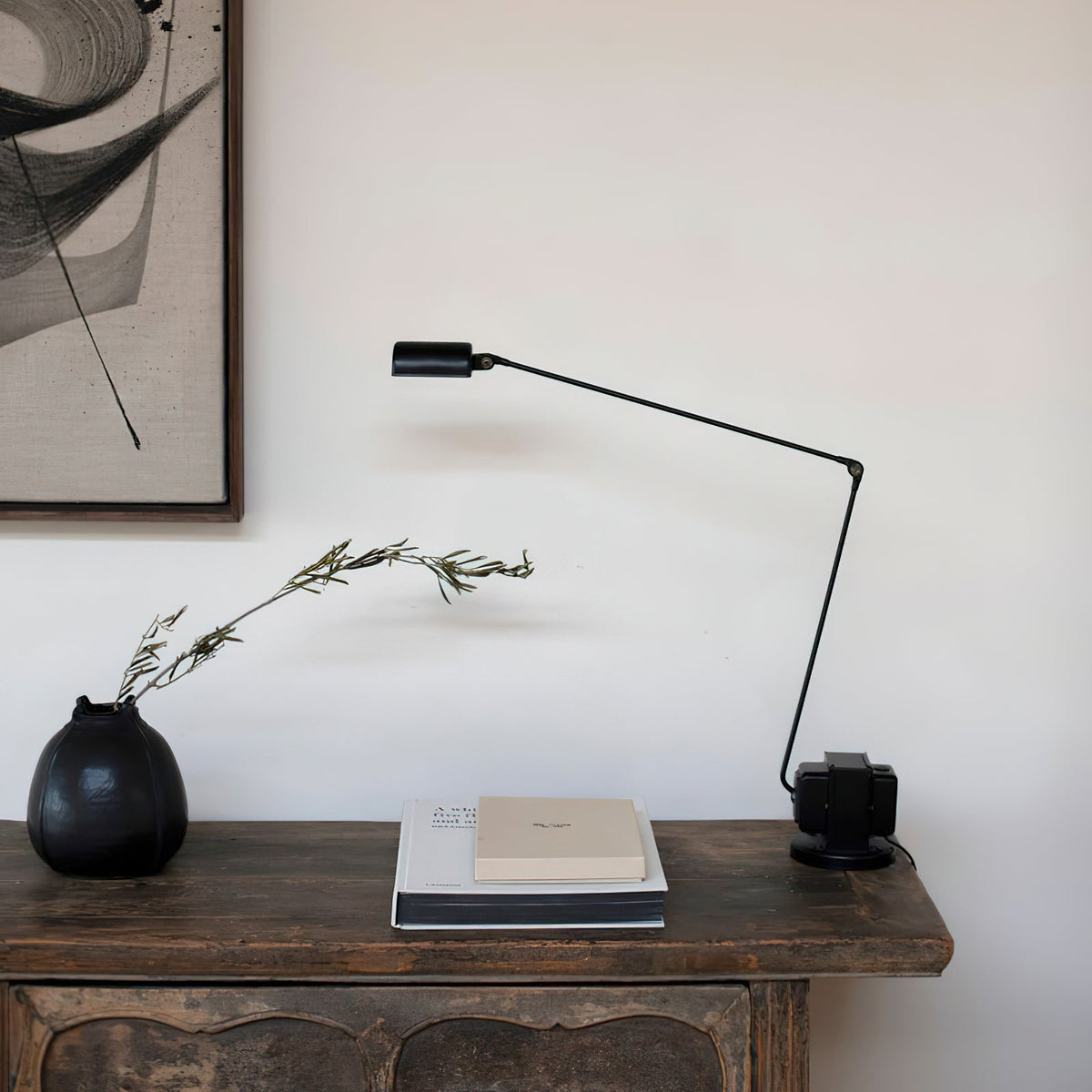 Daphine Table Lamp – Minimalist Adjustable LED Desk Light with Stepless Dimming