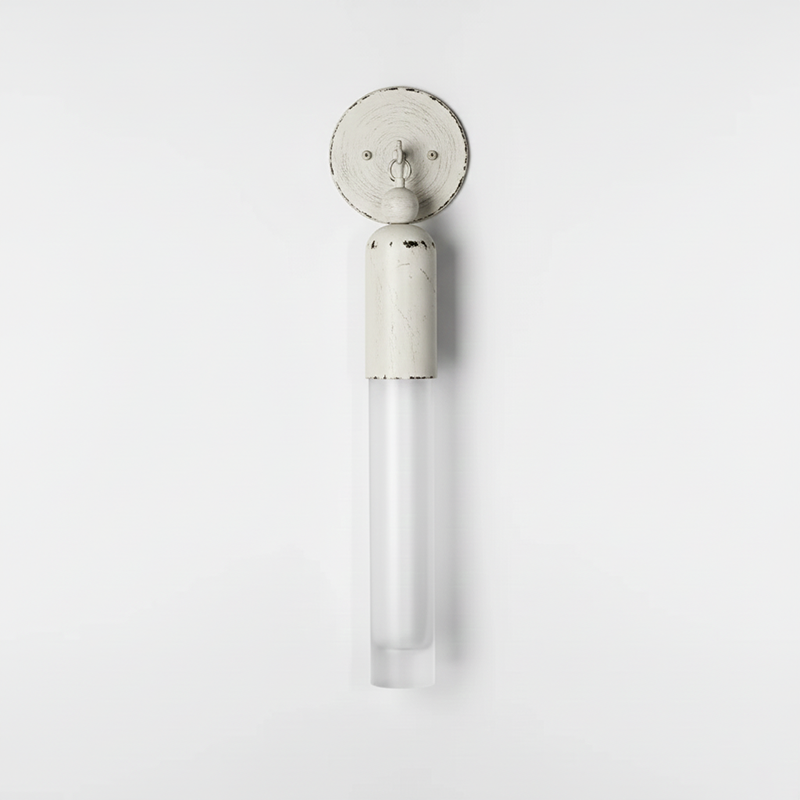 Darby Wall Lamp – Textured Mold-Blown Glass & Brass Dome Sconce