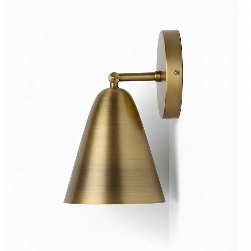 Dax Brass Wall Lamp – Sculptural Architectural Solid Brass Wall Sconc