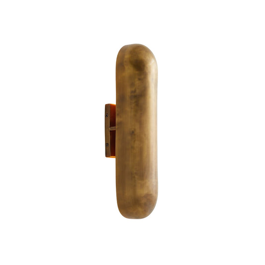 Dax Brass Wall Lamp – Sculptural Architectural Solid Brass Wall Sconc