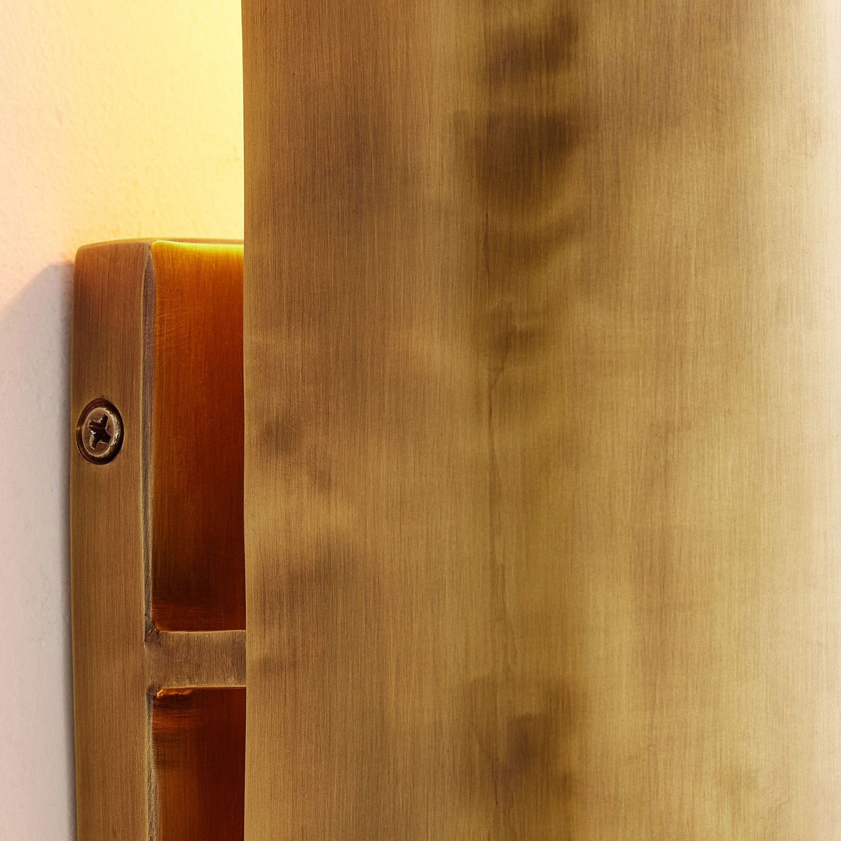 Dax Brass Wall Lamp – Sculptural Architectural Solid Brass Wall Sconc