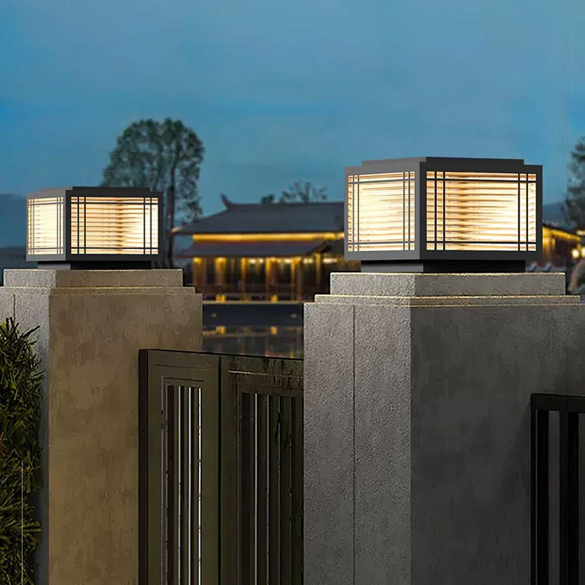 Deck Outdoor Post Light – Waterproof Stainless Steel Solar & Hardwired Pier Light