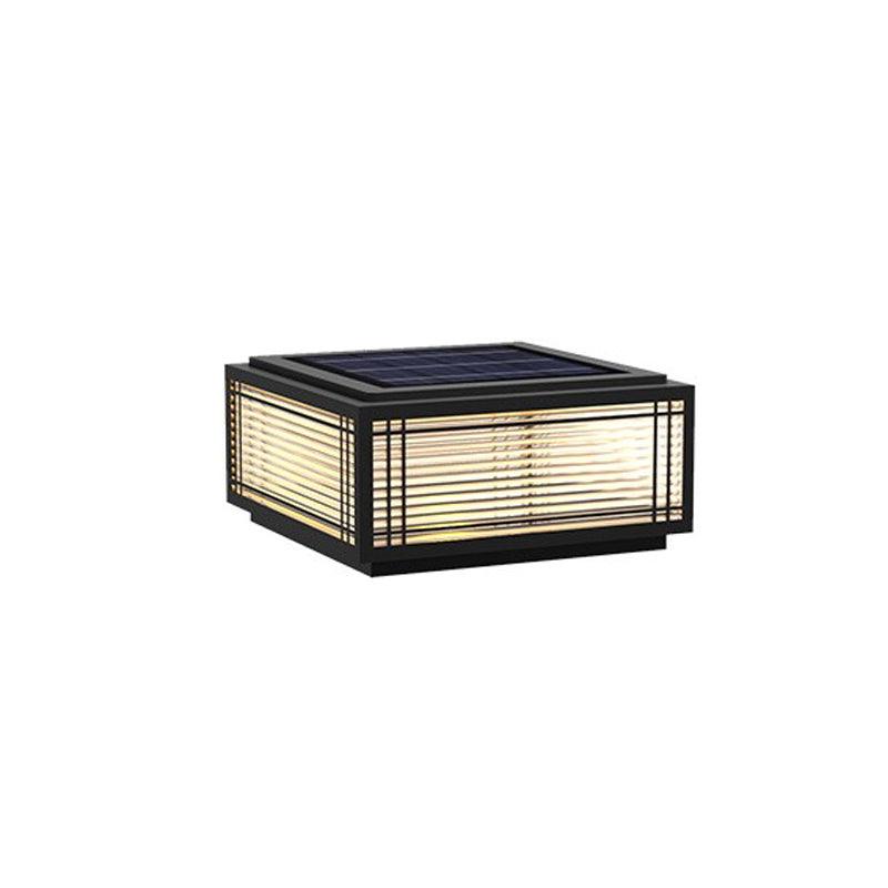 Deck Outdoor Post Light – Waterproof Stainless Steel Solar & Hardwired Pier Light