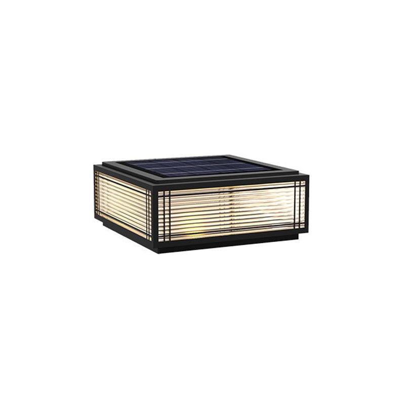 Deck Outdoor Post Light – Waterproof Stainless Steel Solar & Hardwired Pier Light