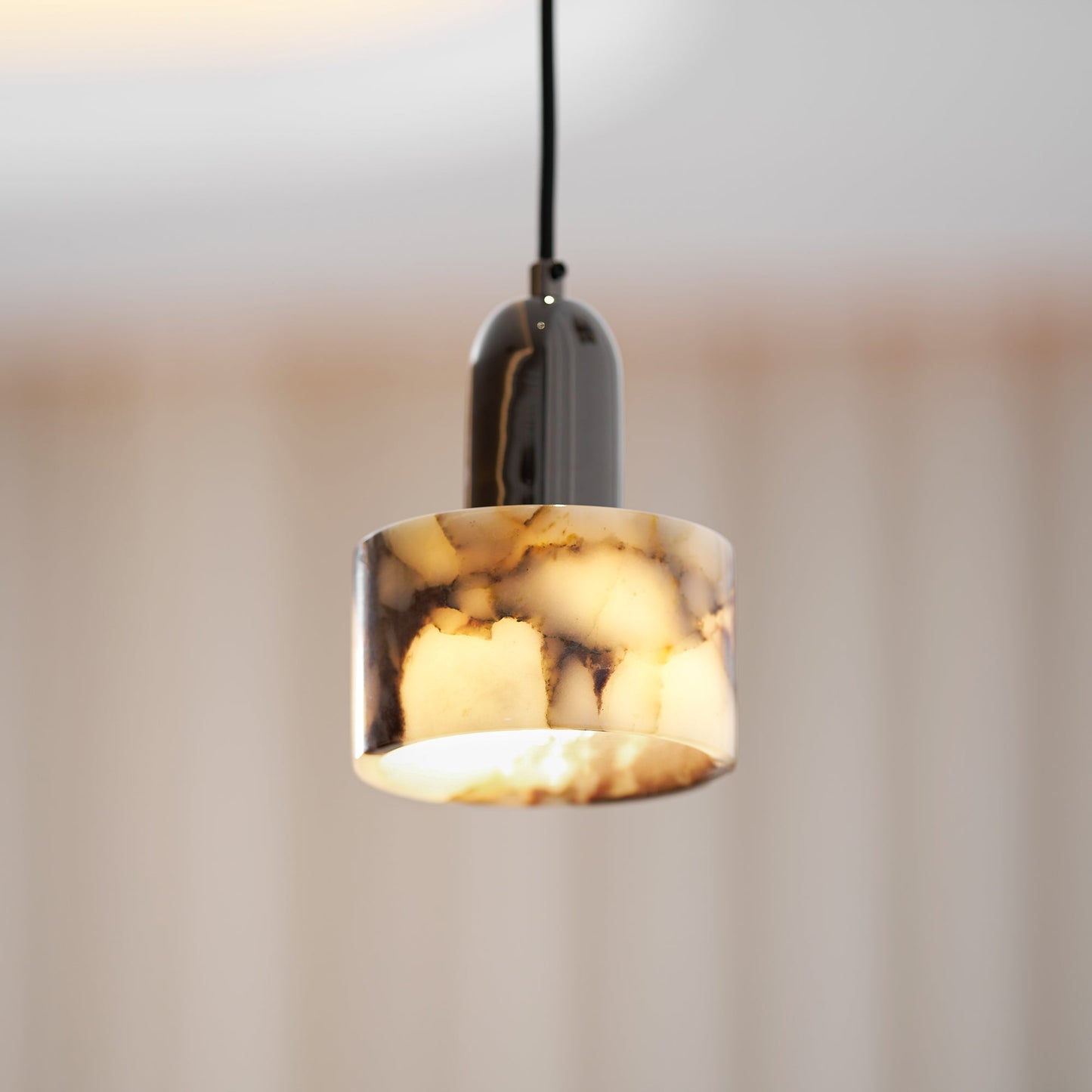 Dekum Marble Pendant Lamp - Bulgari Marble & Metal Linear Light