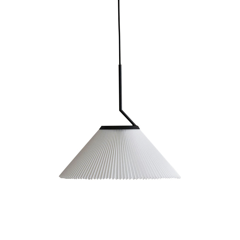 Demare Pleated Pendant Lamp - Modern Retro Fabric Dome Light
