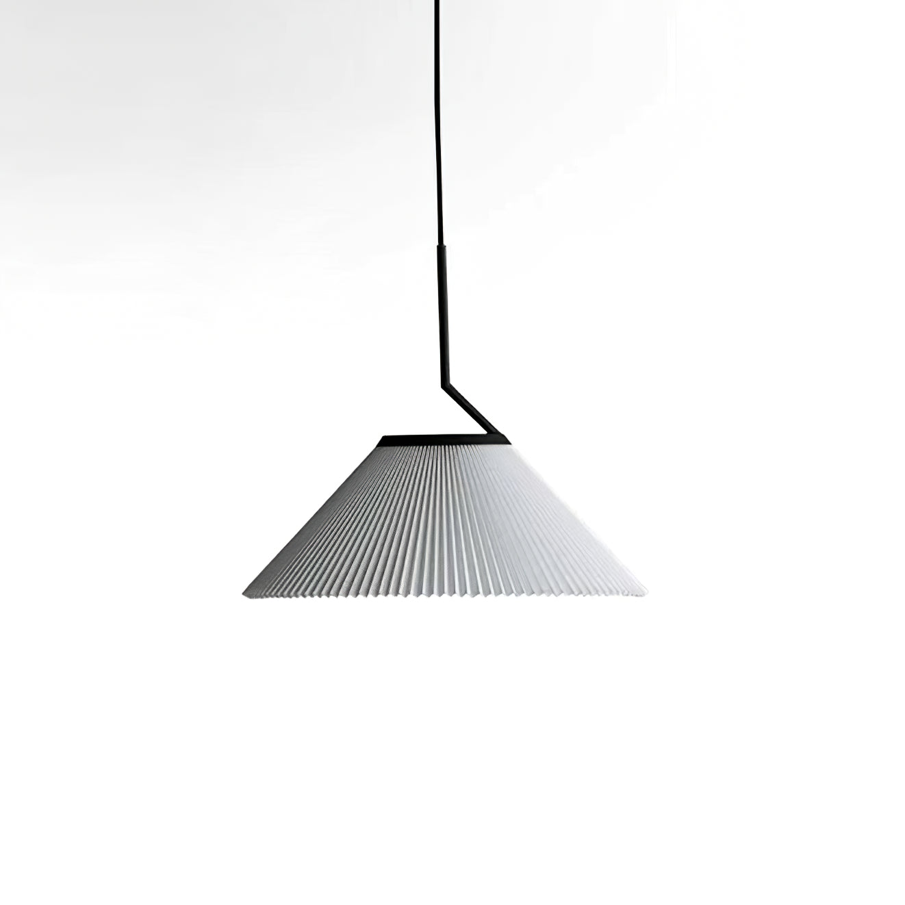 Demare Pleated Pendant Lamp - Modern Retro Fabric Dome Light