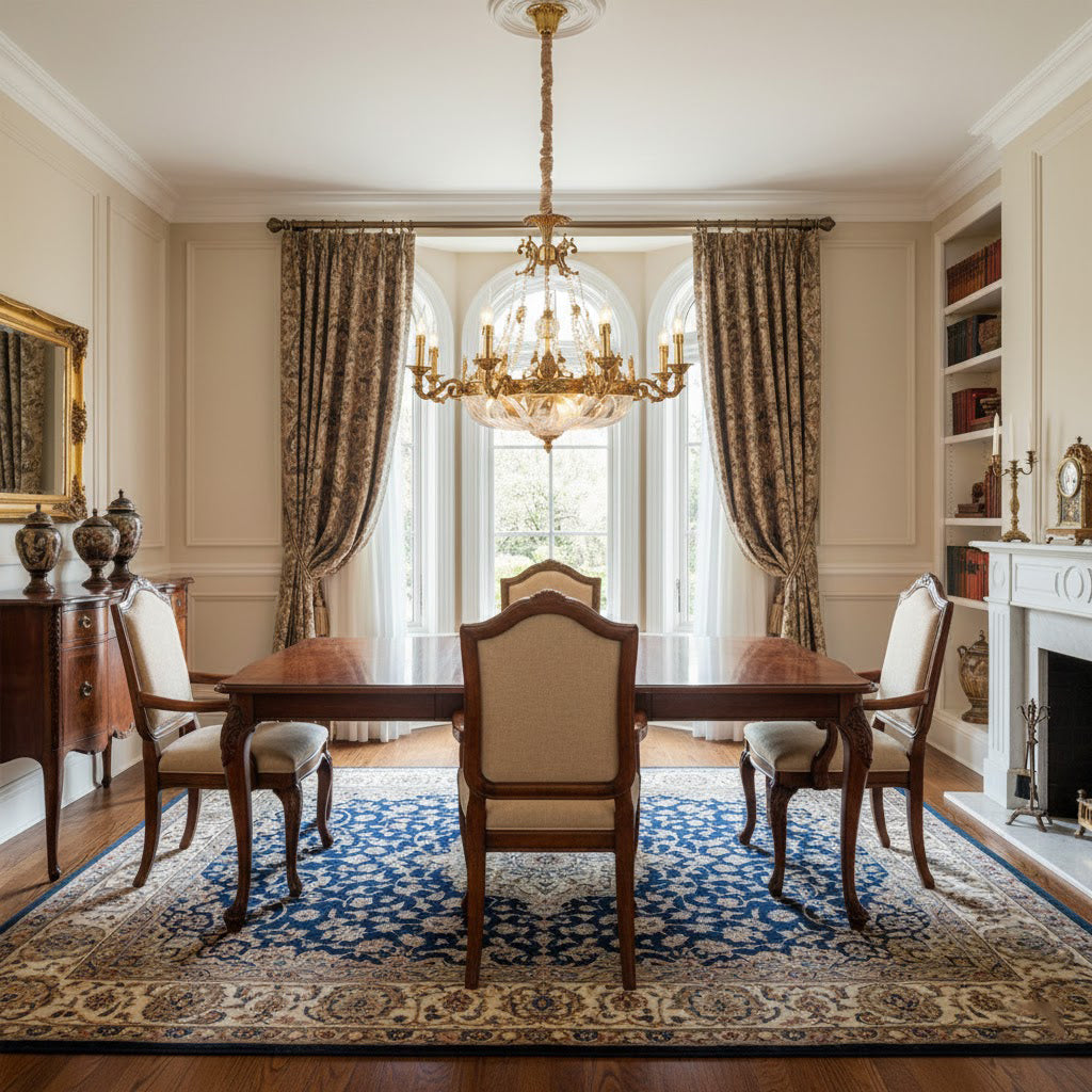 Desiree Chandelier - French Classic Brass & Crystal Luxury Chandelier