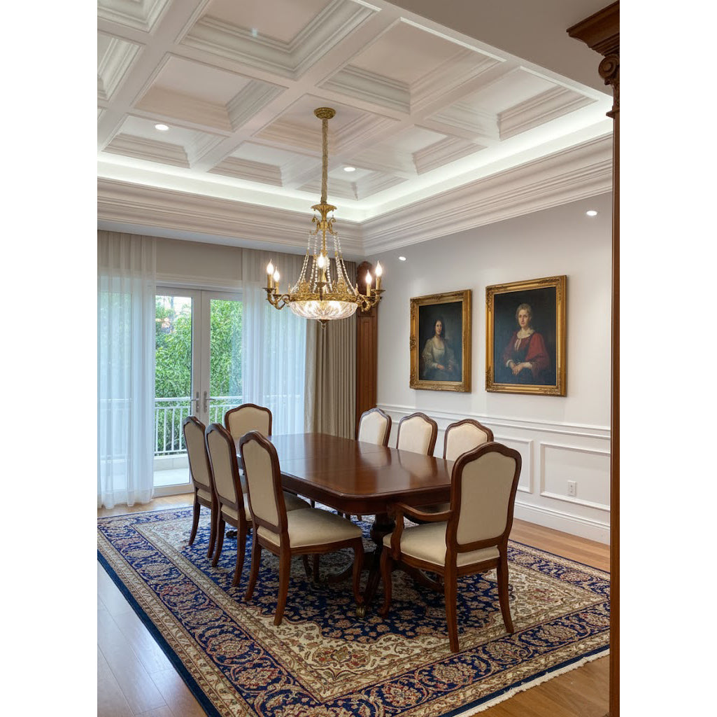 Desiree Chandelier - French Classic Brass & Crystal Luxury Chandelier