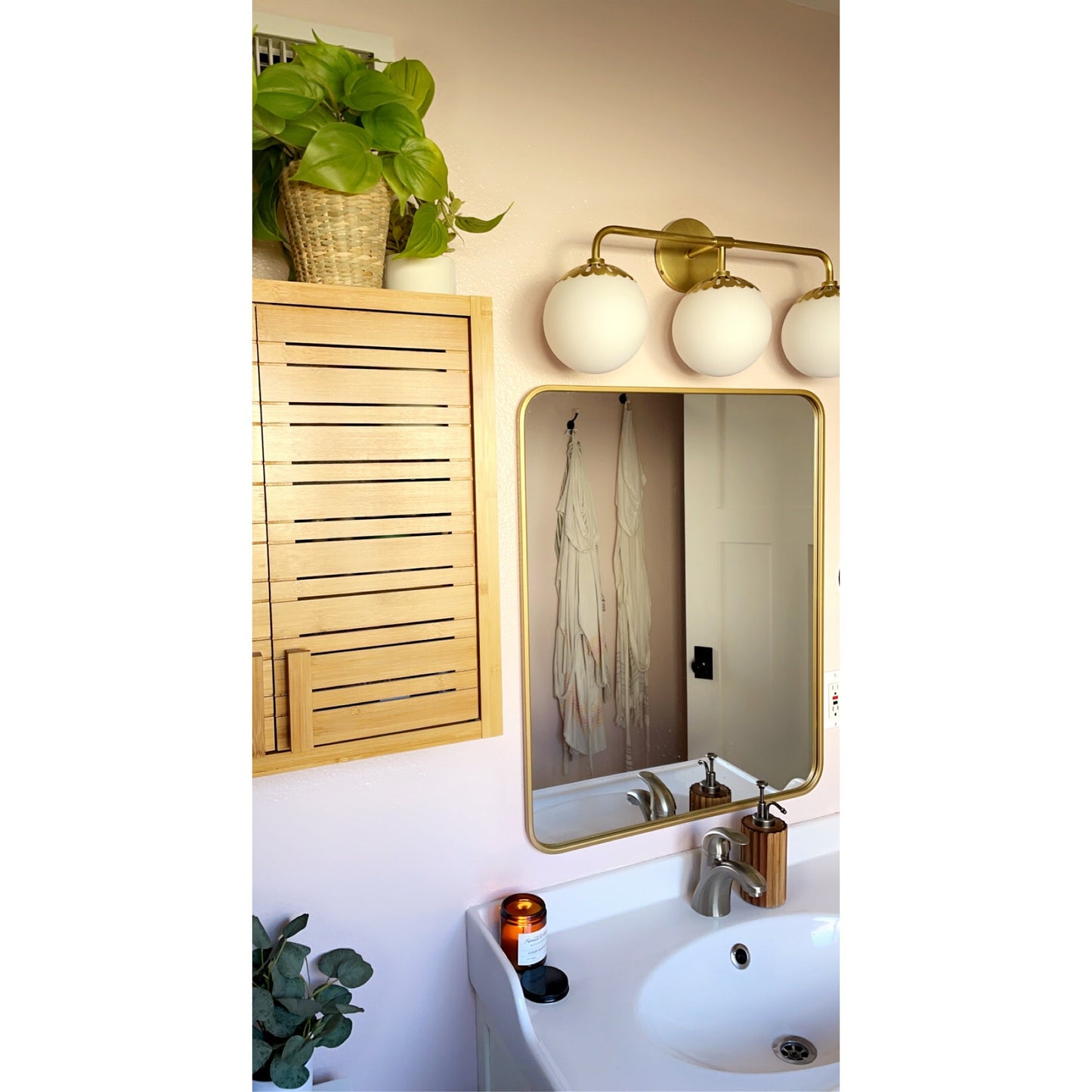 Dewdrop Globe Sconce - Art Deco Flower Cap Glass Vanity & Wall Light