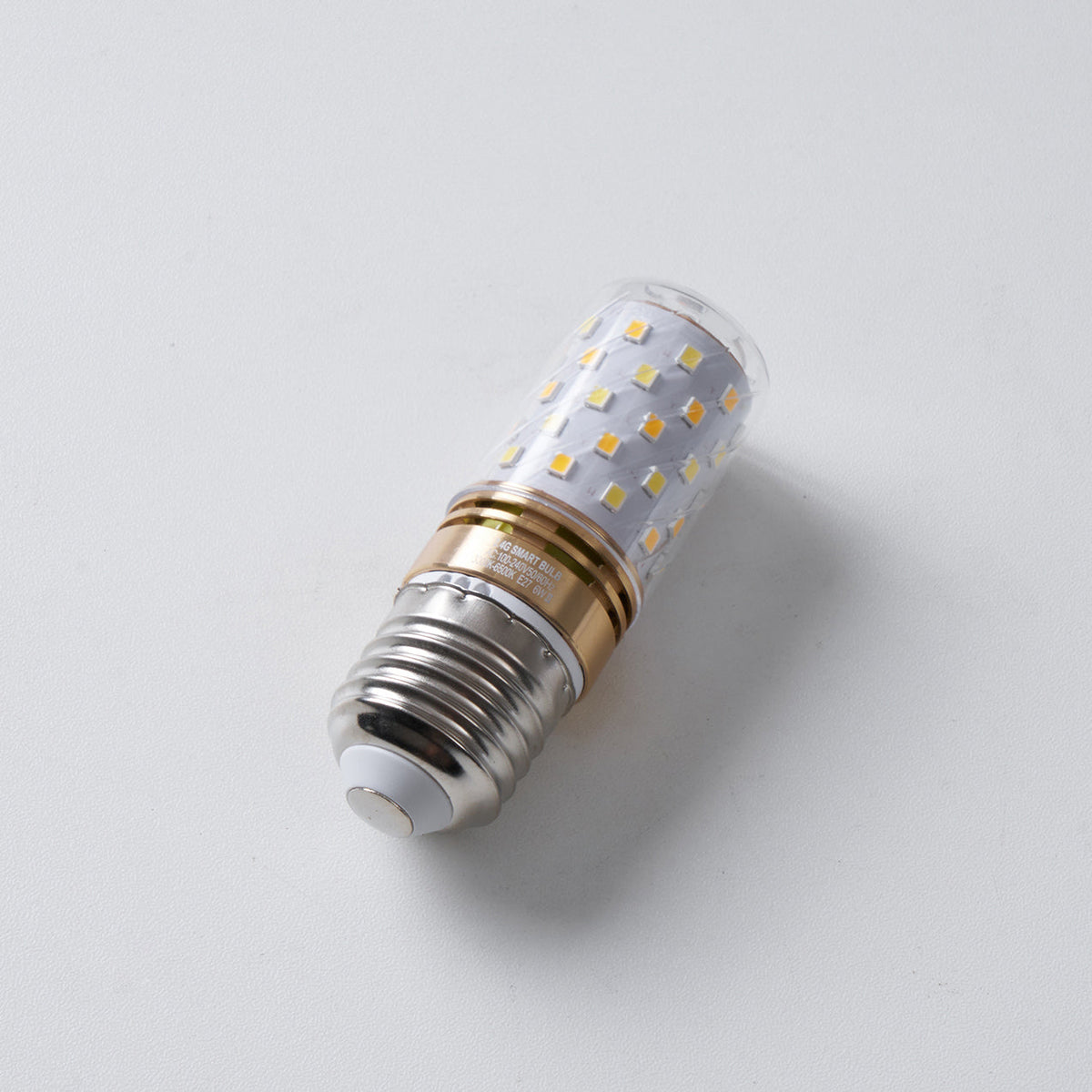 Dimmable LED Light Bulb E27 6W – Aluminum & Glass Remote-Controlled Replacement Bulb
