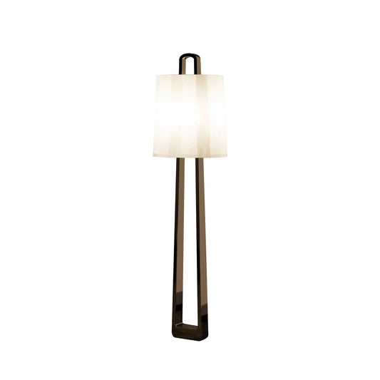 Dinka Floor Lamp – Minimalist French Provincial Iron & Fabric Floor Light