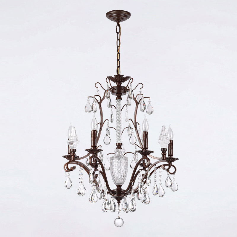 Diodem Crystal Chandelier – Vintage Vine Crystal & Fluted Glass Chandelier