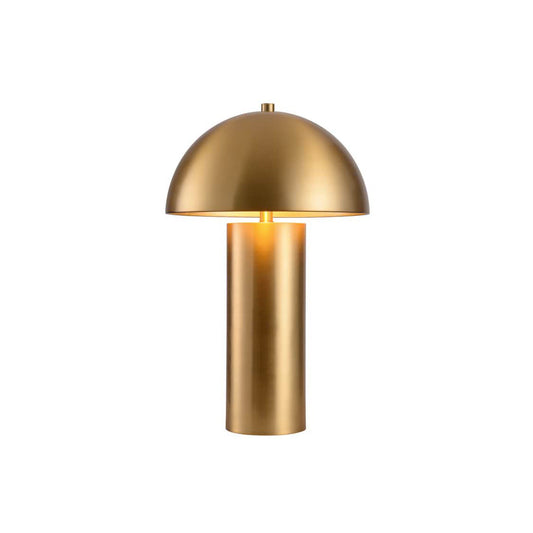 Dome Table Lamp – Vintage Metallic Metal Dome Desk & Table Light