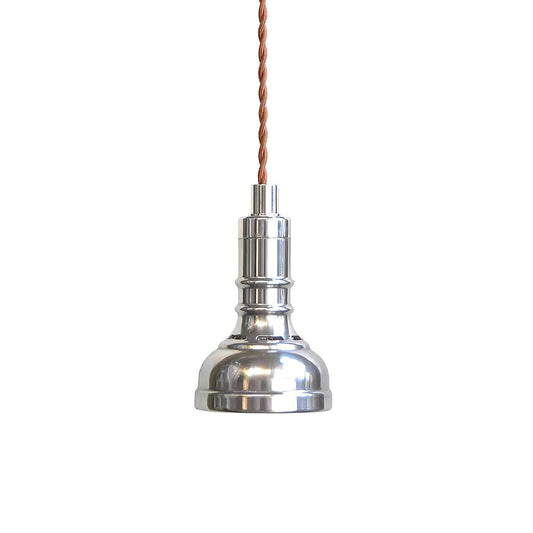 Douille Chrome Pendant Lamp – Modern Sleek Metal Mini Pendant Light