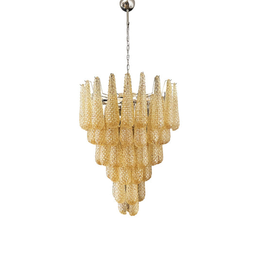 Drop Murano Chandelier – Handblown Glass Droplet Statement Chandelier