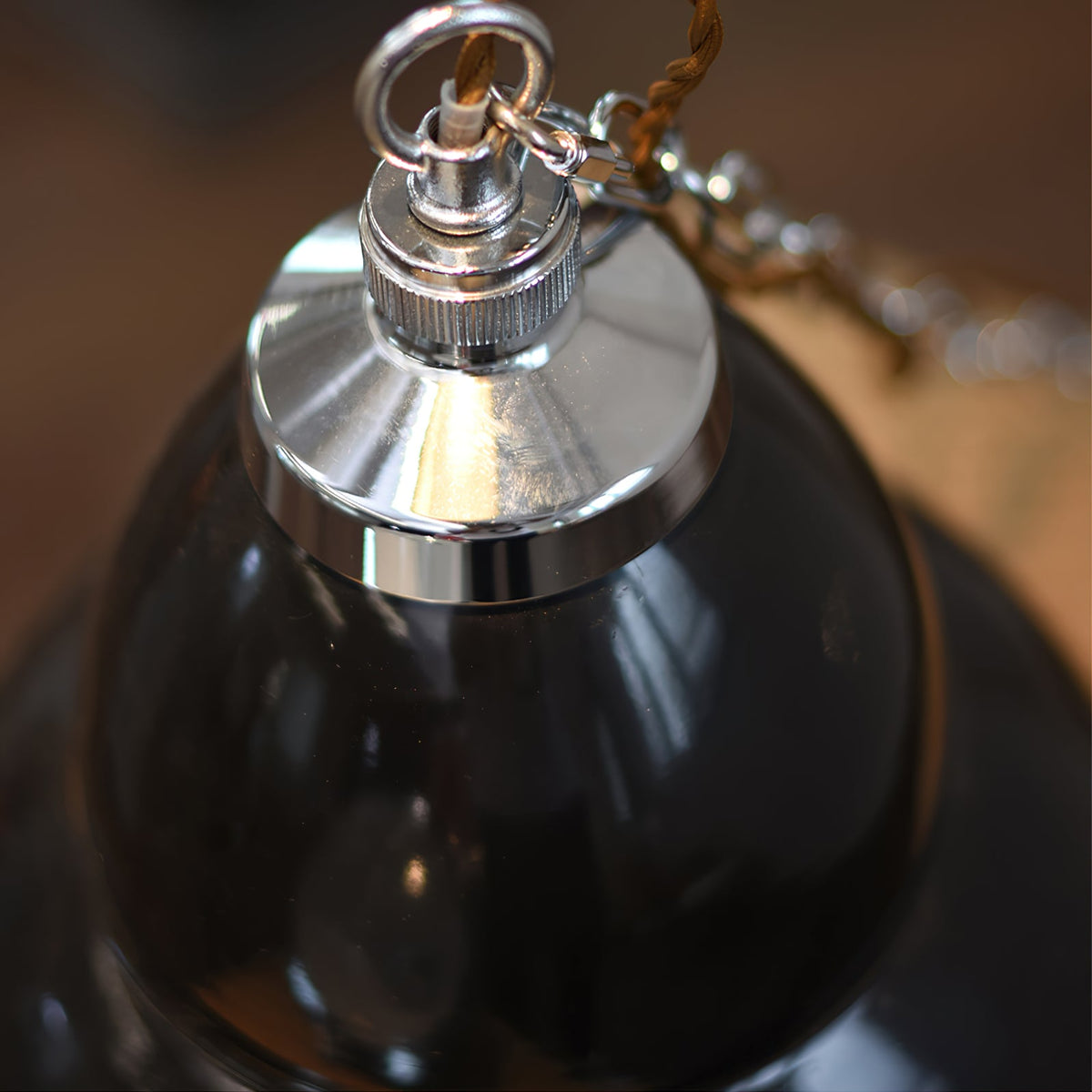 Dunlop Pendant Lamp – Industrial Extra-Wide Aluminum Factory Bell Light