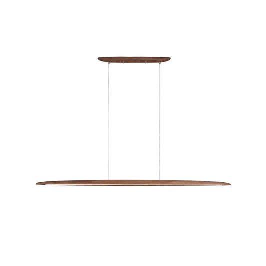 Eastoft Wood Pendant Lamp – Linear Solid Ash Wood LED Pendant Light