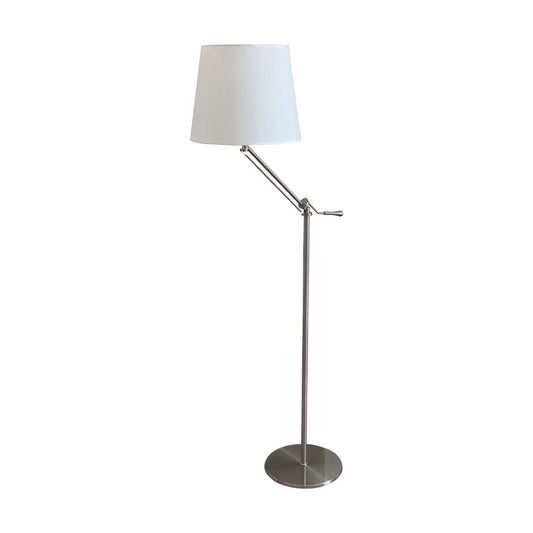 Eichholtz Medea Floor Lamp – Modern Chrome Swing Arm Reading Light