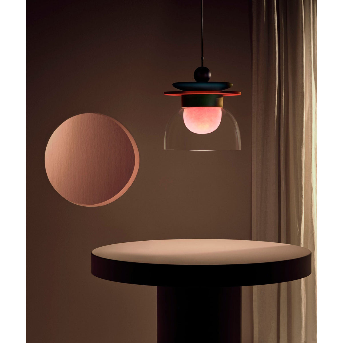 Eirene Glass Pendant Lamp – Handcrafted Sculptural Glass & Resin Light