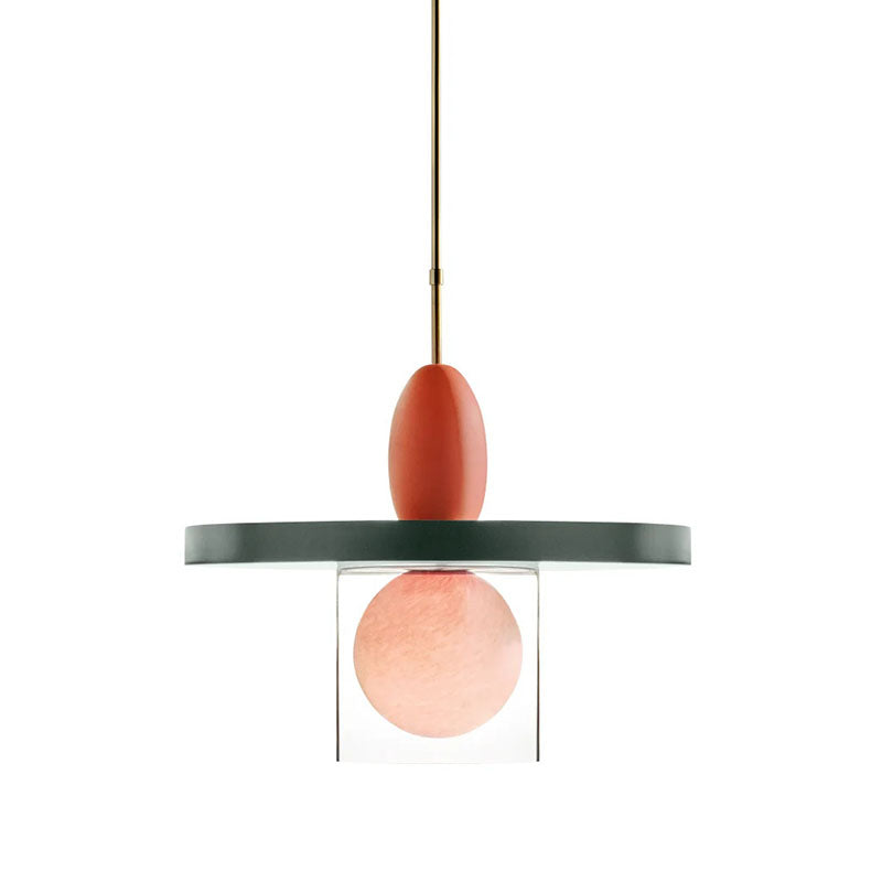 Eirene Glass Pendant Lamp – Handcrafted Sculptural Glass & Resin Light