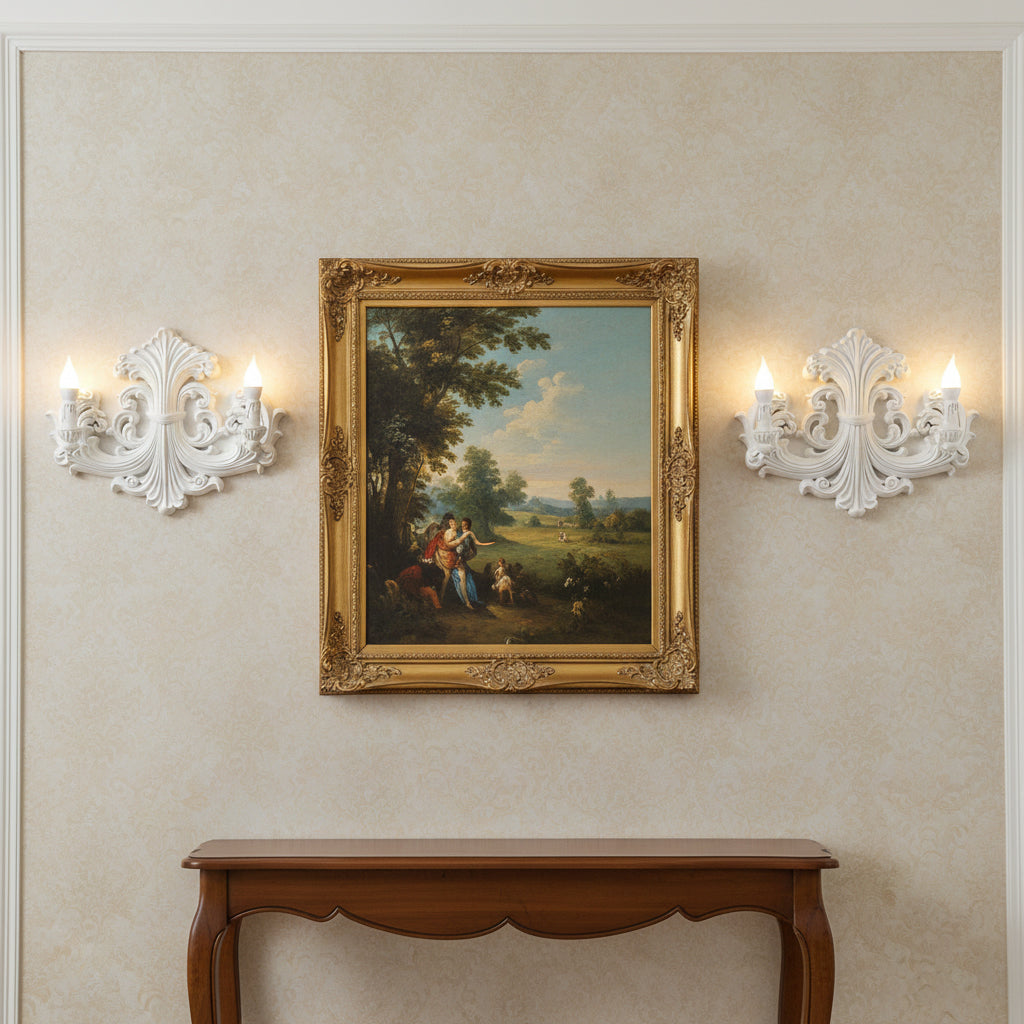 Ekena Plaster Wall Lamp – Modern Sculptural Natural Gypsum Wall Sconce