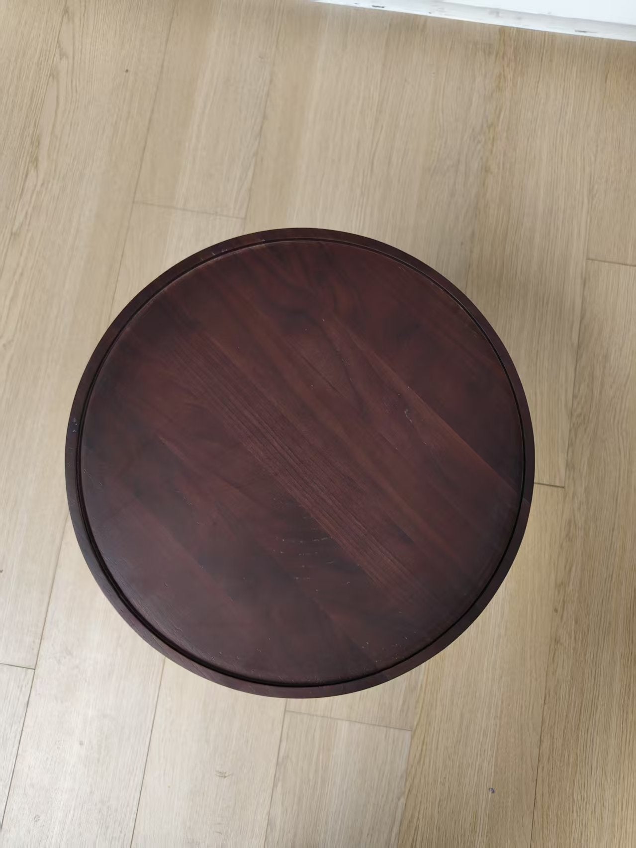Ekero Square Side Table – Modern Walnut Wood & Solid Marble Base Table