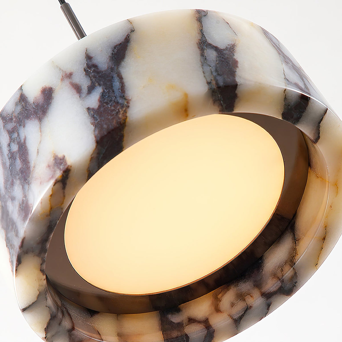 Elancourt Pendant Lamp – Natural Bulgari Marble Linear Pendant Light