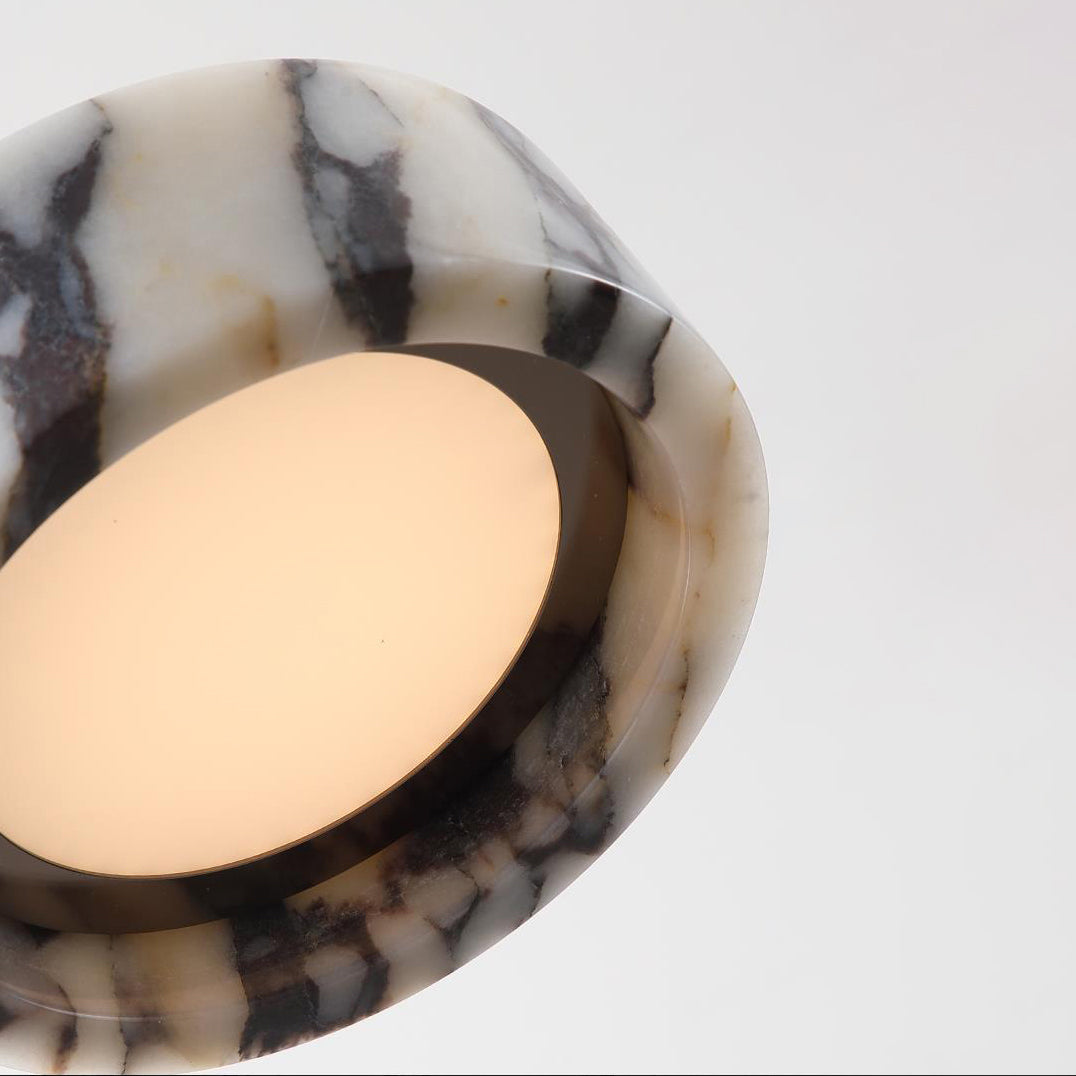 Elancourt Pendant Lamp – Natural Bulgari Marble Linear Pendant Light