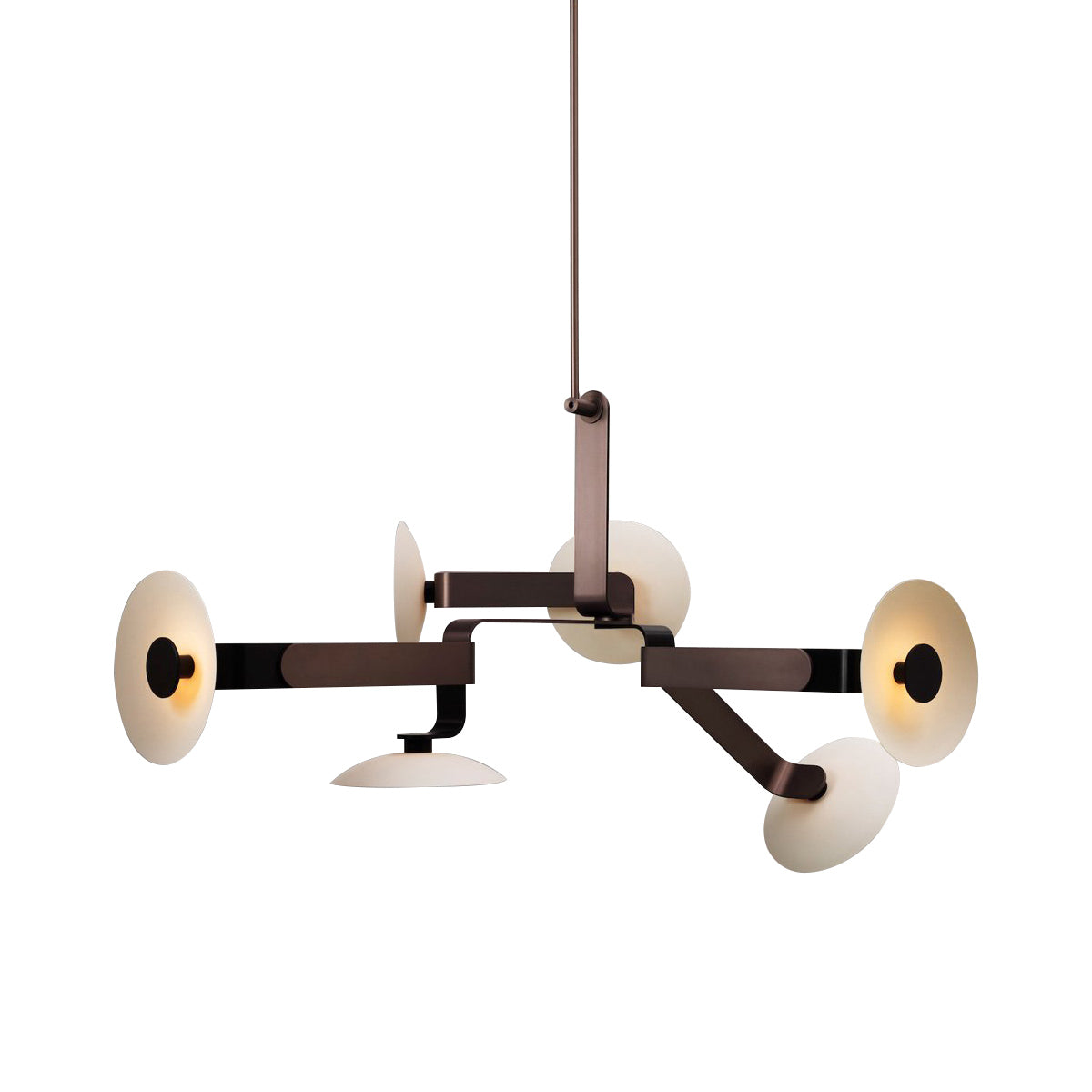Elbo Chandelier – Modern Architectural Geometric Cross Pendant Light
