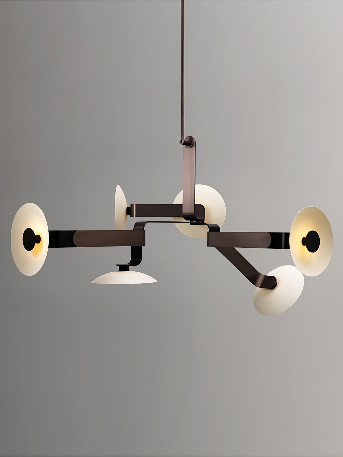 Elbo Chandelier – Modern Architectural Geometric Cross Pendant Light