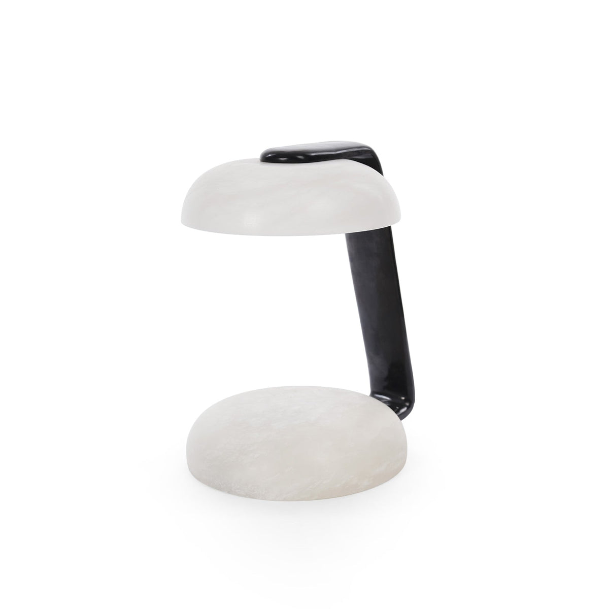 Electre Alabaster Table Lamp – Modern Brass & Natural Stone Desk Light