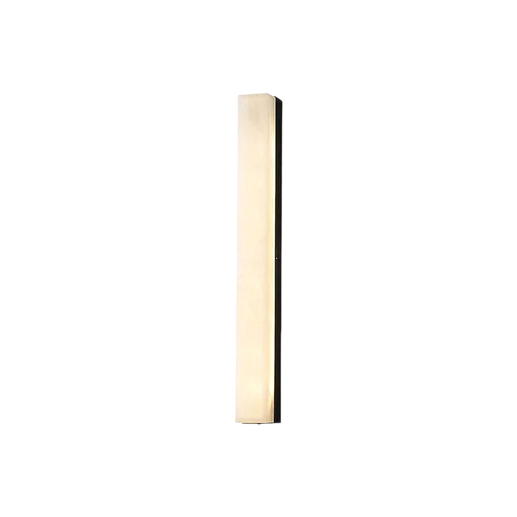 Emerson Alabaster Wall Lamp – Modern Brass & Natural Stone Linear Sconce