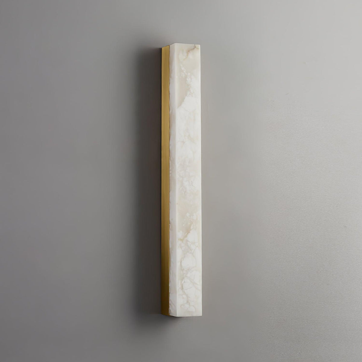 Emerson Alabaster Wall Lamp – Modern Brass & Natural Stone Linear Sconce