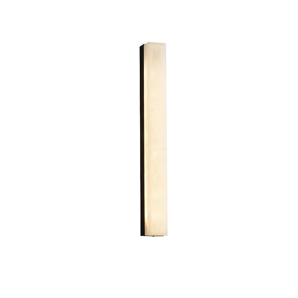 Emerson Alabaster Wall Lamp – Modern Brass & Natural Stone Linear Sconce