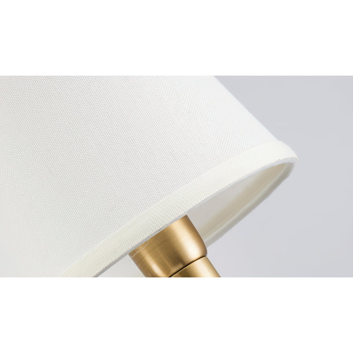 Estense Chandelier – Baroque Brass & Fabric Shade Statement Ceiling Light