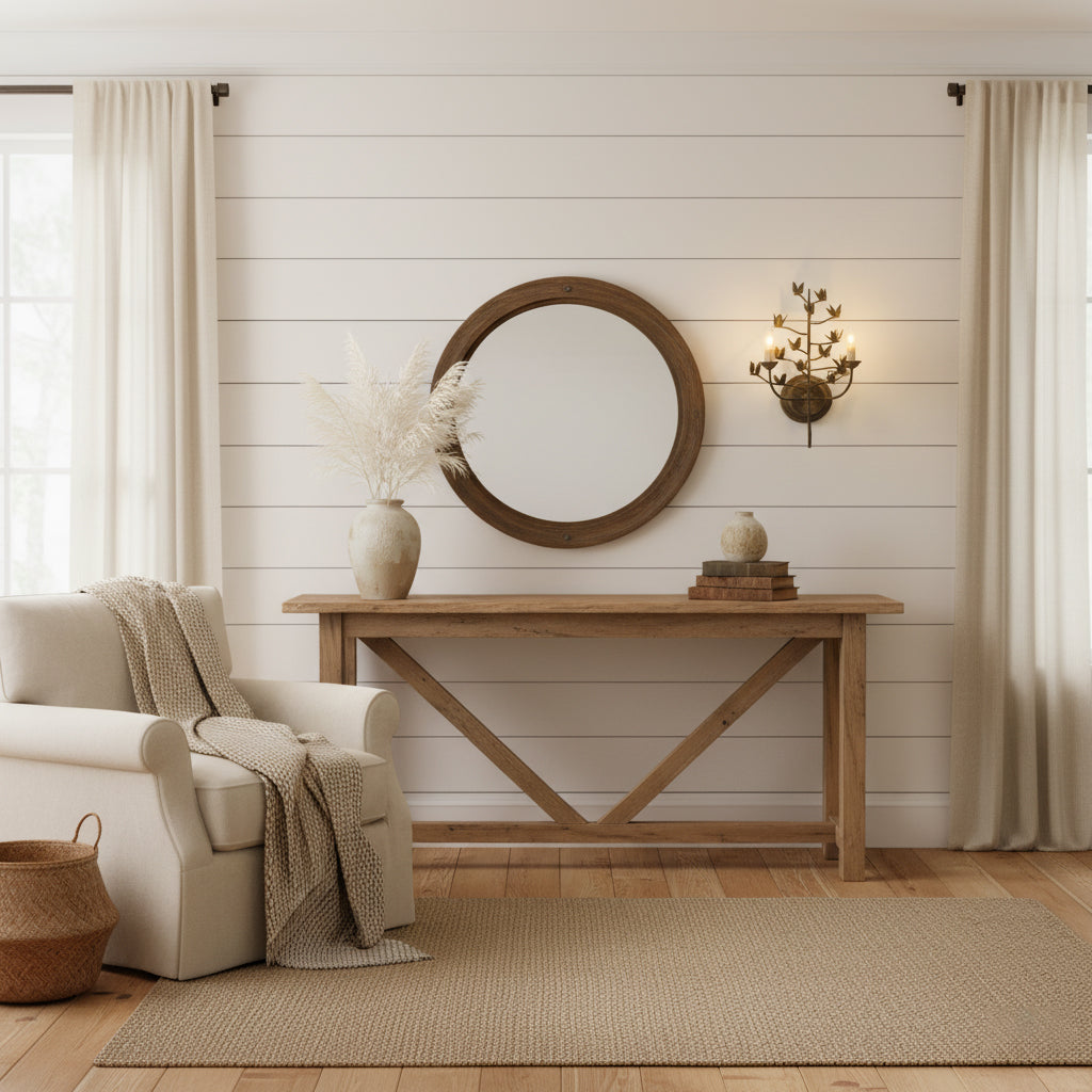 Ferroarte Branch Wall Lamp – Rust Iron Botanical Wall Sconce