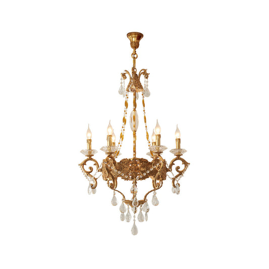 Filmore Chandelier – Luxury Brass & Crystal Statement Ceiling Light