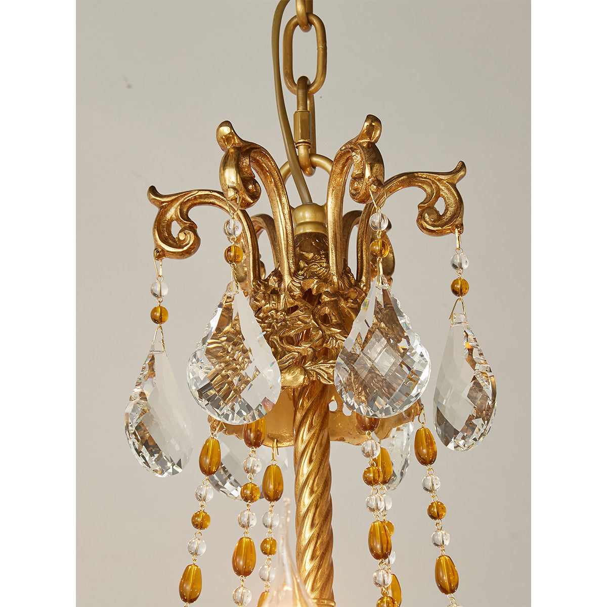 Filmore Chandelier – Luxury Brass & Crystal Statement Ceiling Light